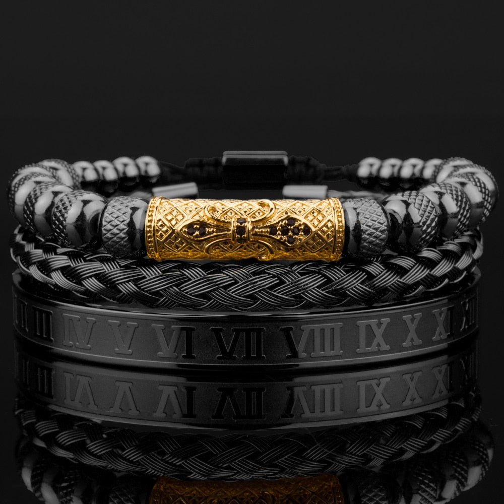 Luksus krone armbåndsett