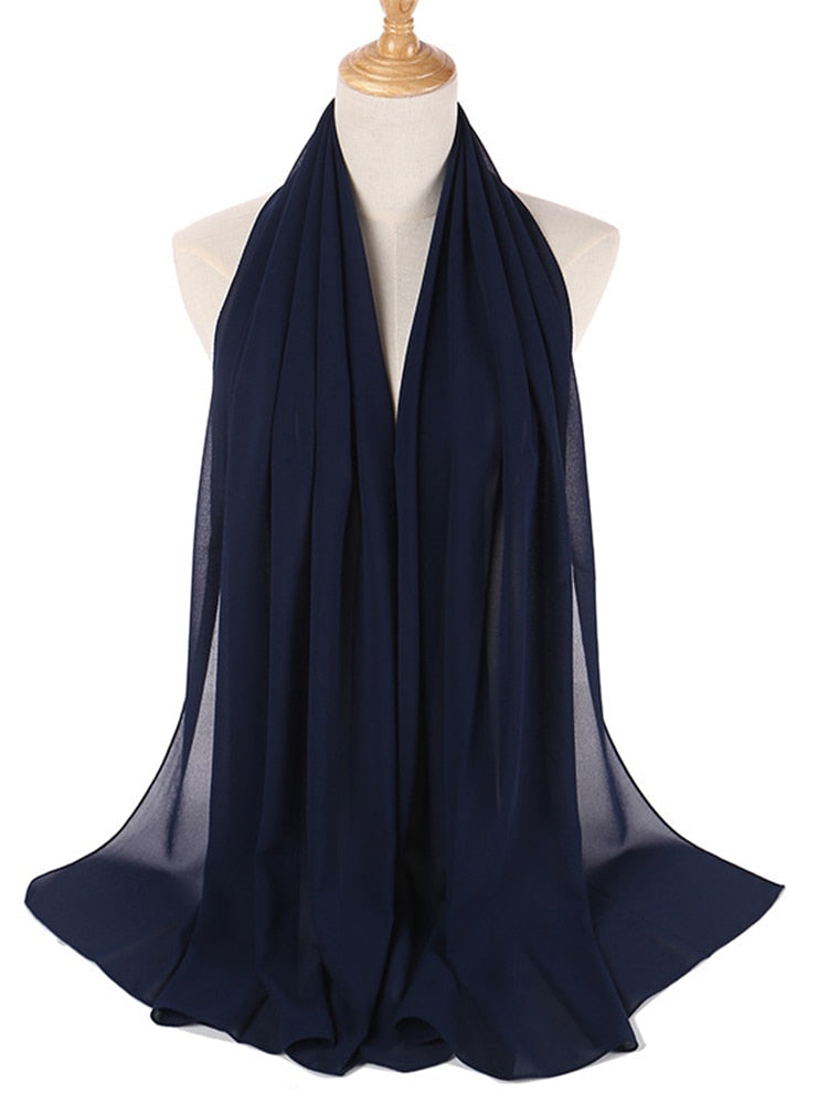 Chiffon Hijab pannebånd