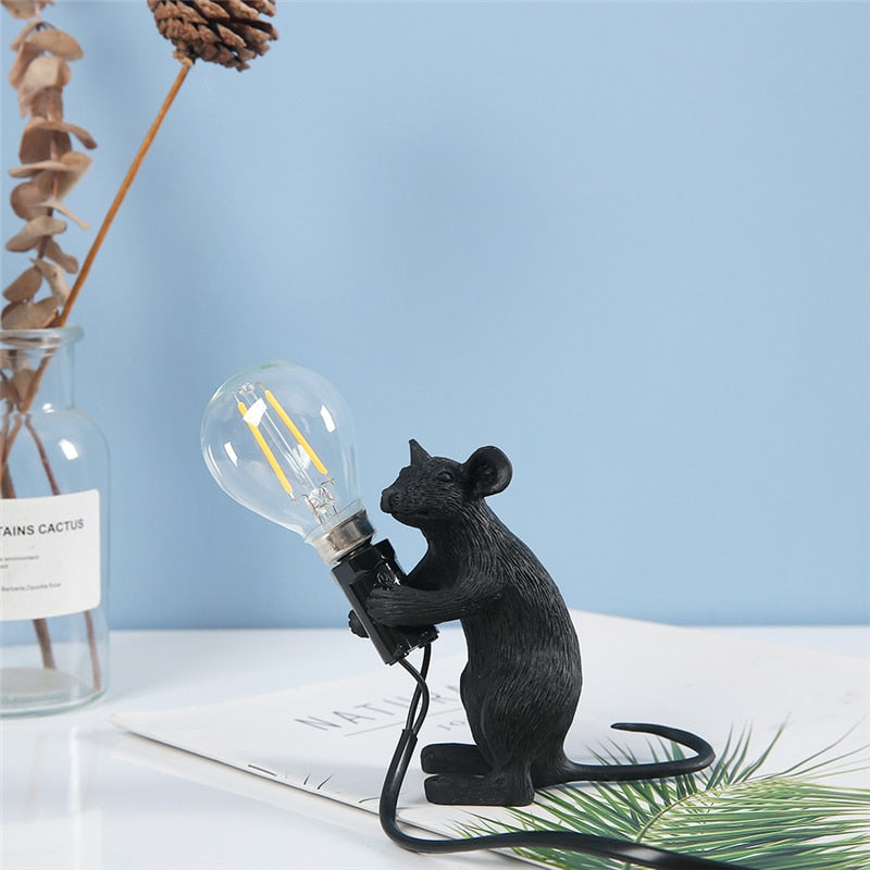 Søt mus bordlampe
