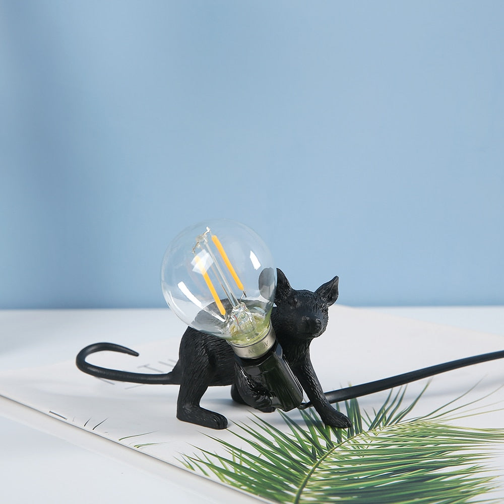 Søt mus bordlampe