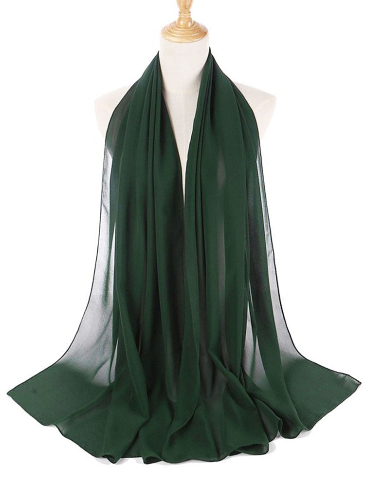 Chiffon Hijab pannebånd