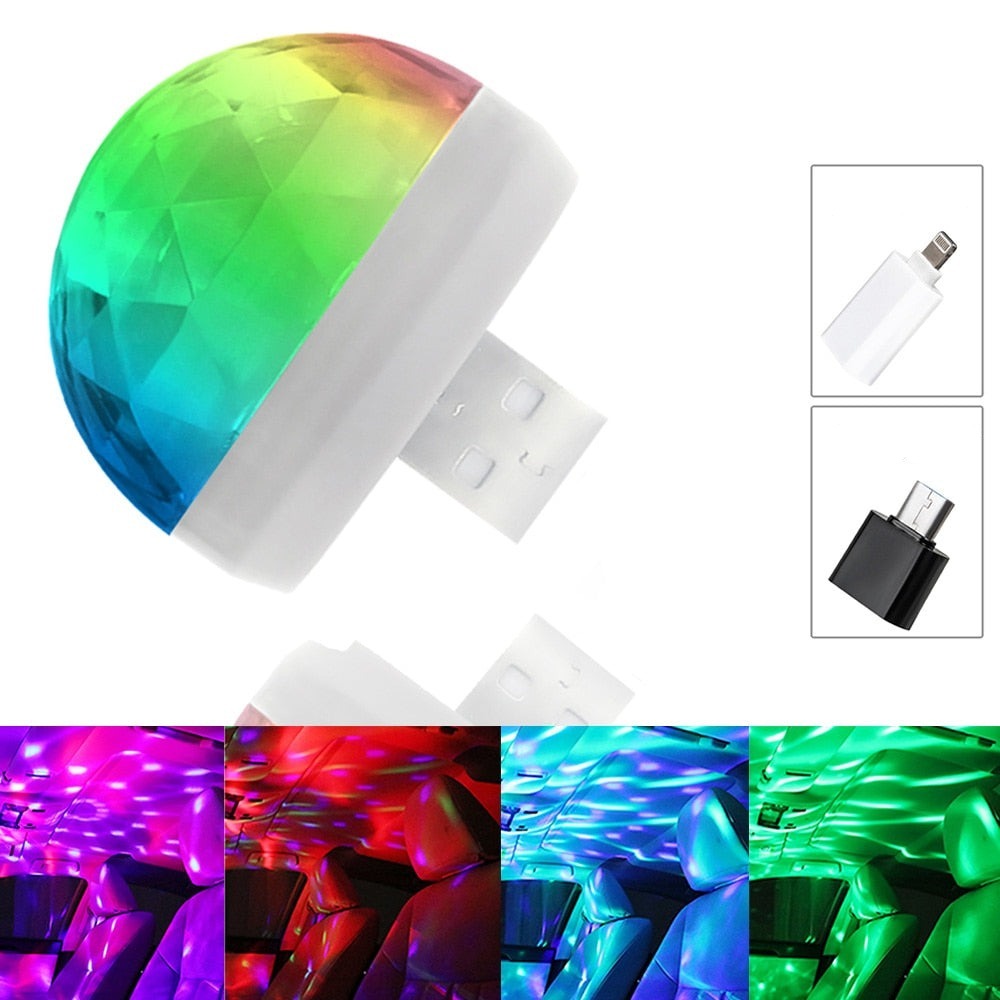 Mushroom Disco lys (USB)