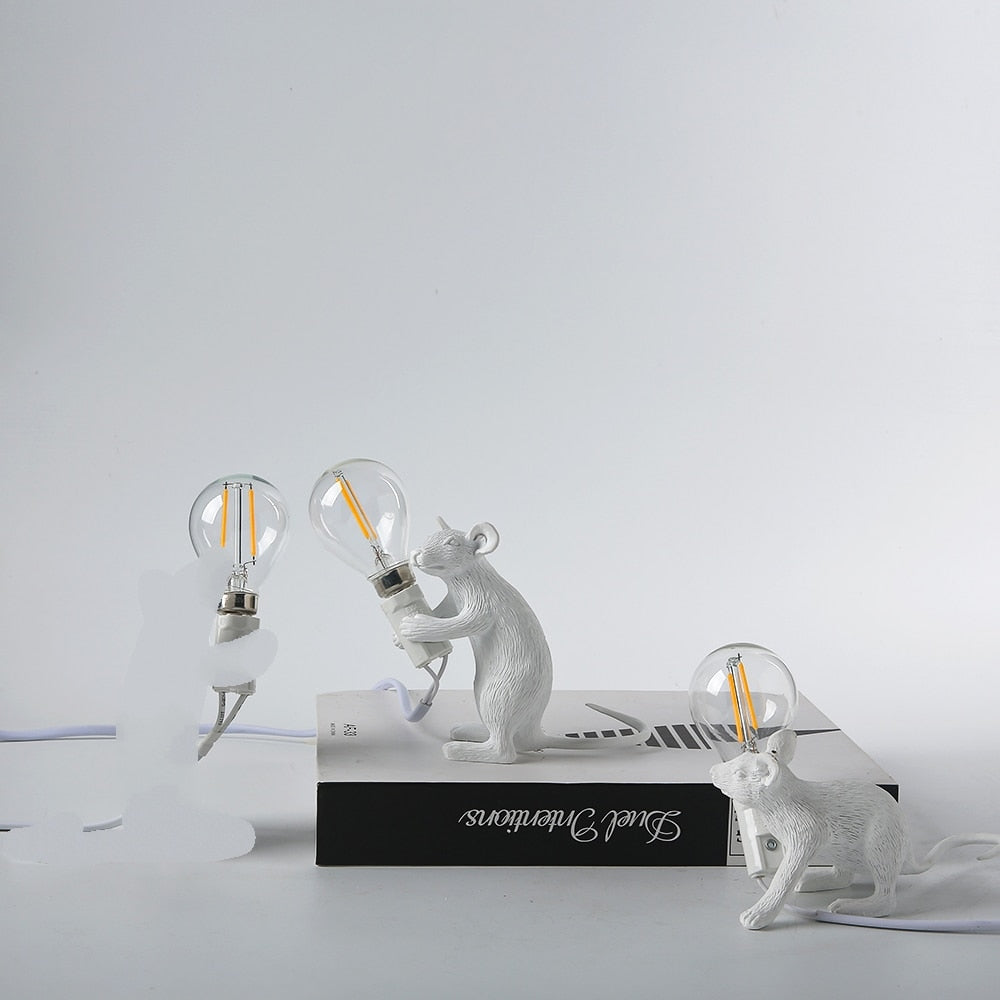 Søt mus bordlampe