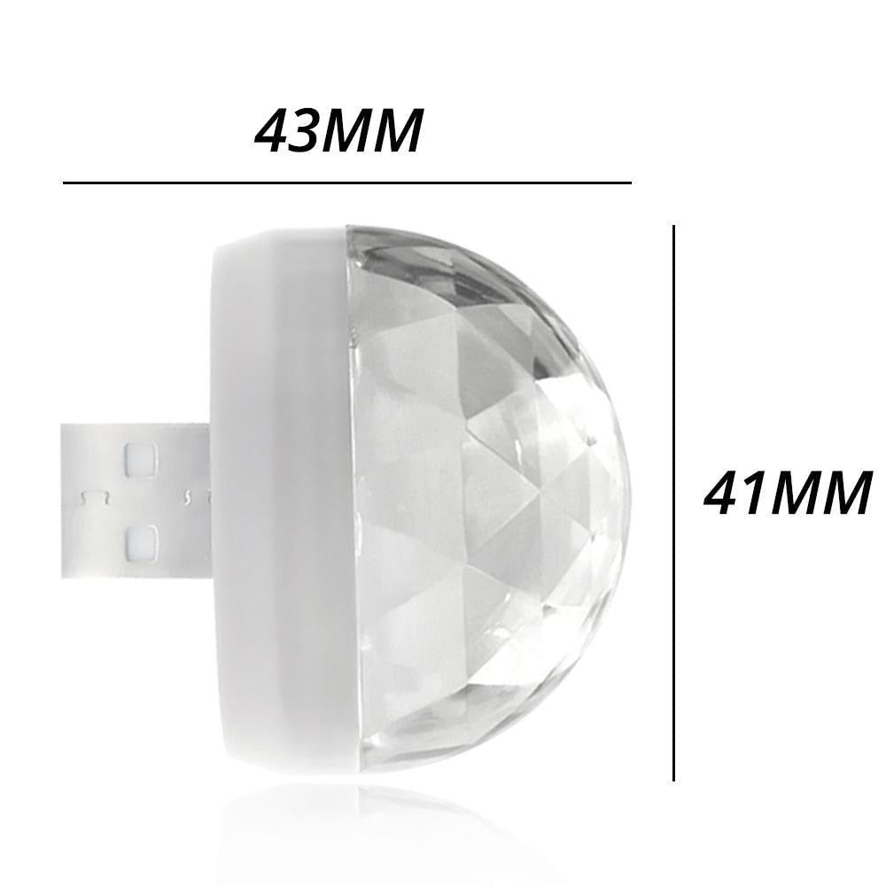 Mushroom Disco lys (USB)