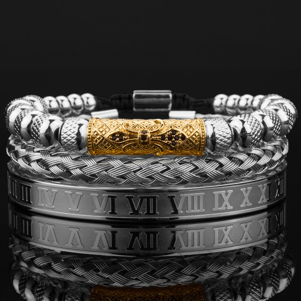 Luksus krone armbåndsett