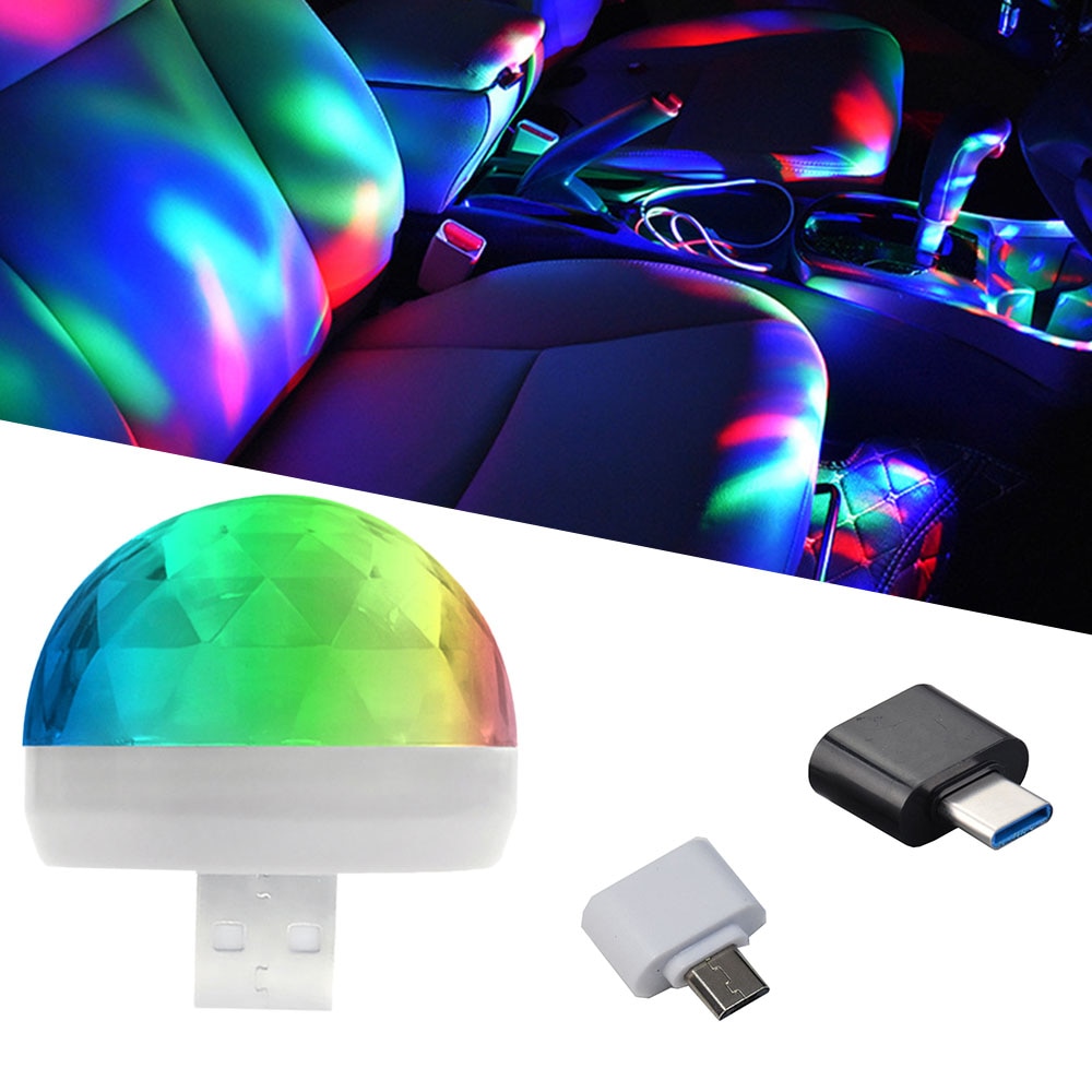 Mushroom Disco lys (USB)