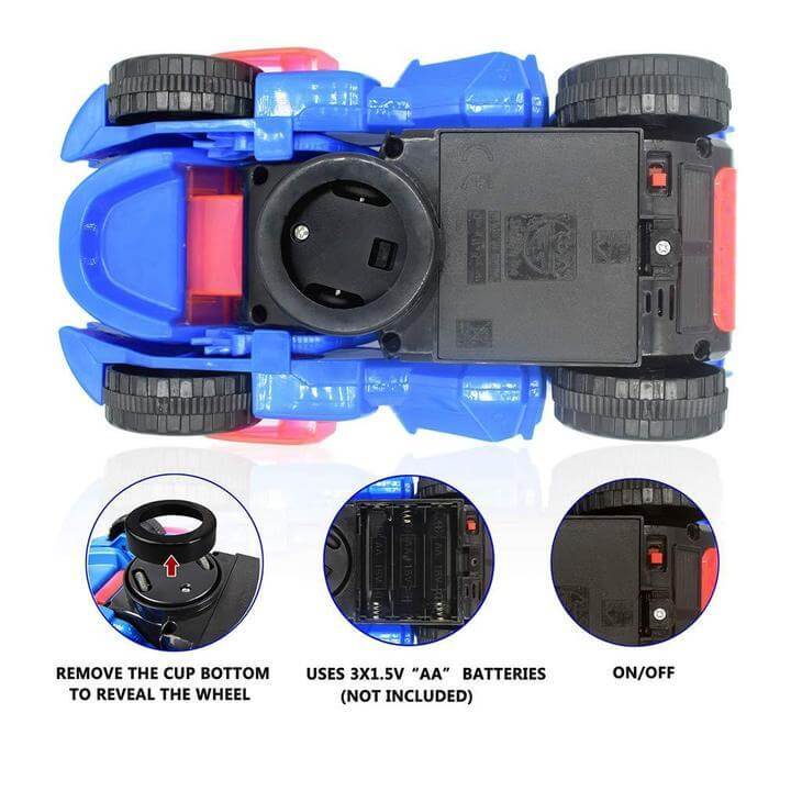 Transformerende Dinosaur LED-bil