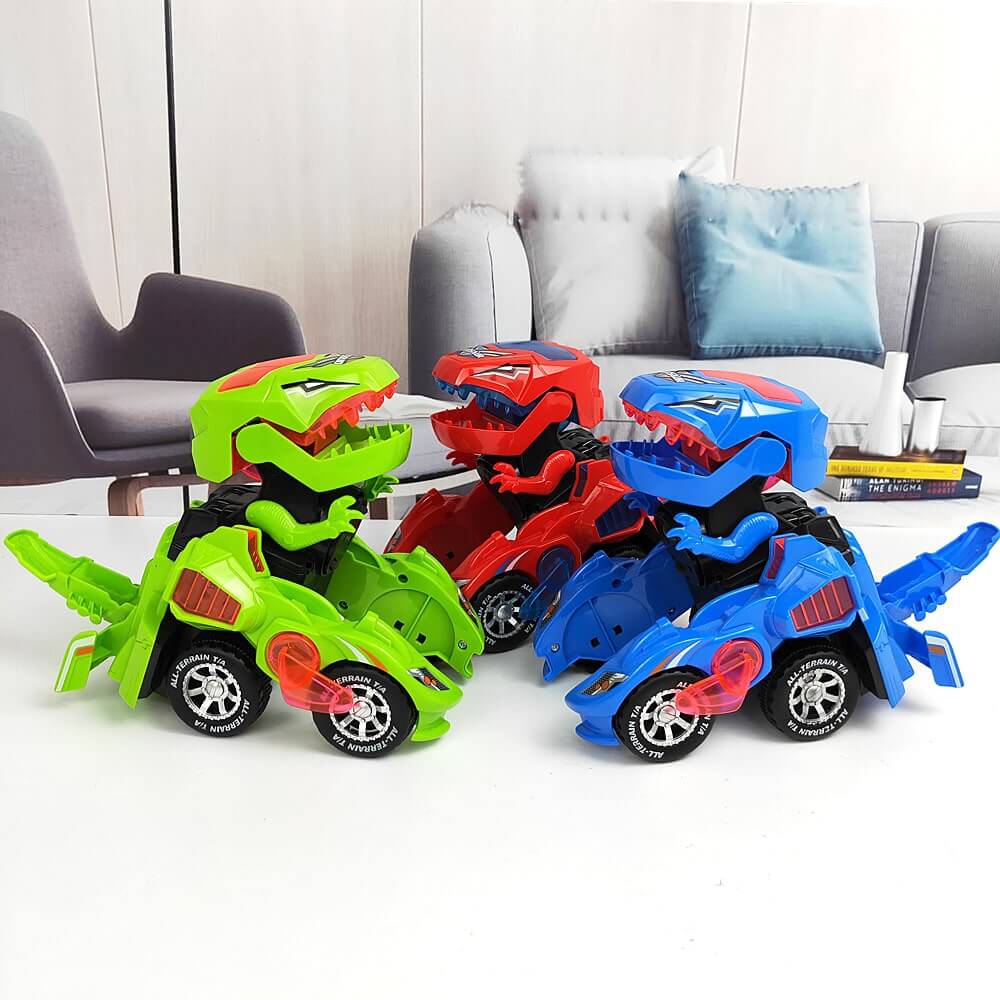 Transformerende Dinosaur LED-bil