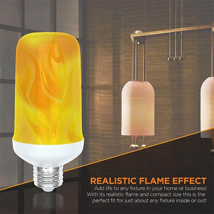 LED flammeeffekt lyspære