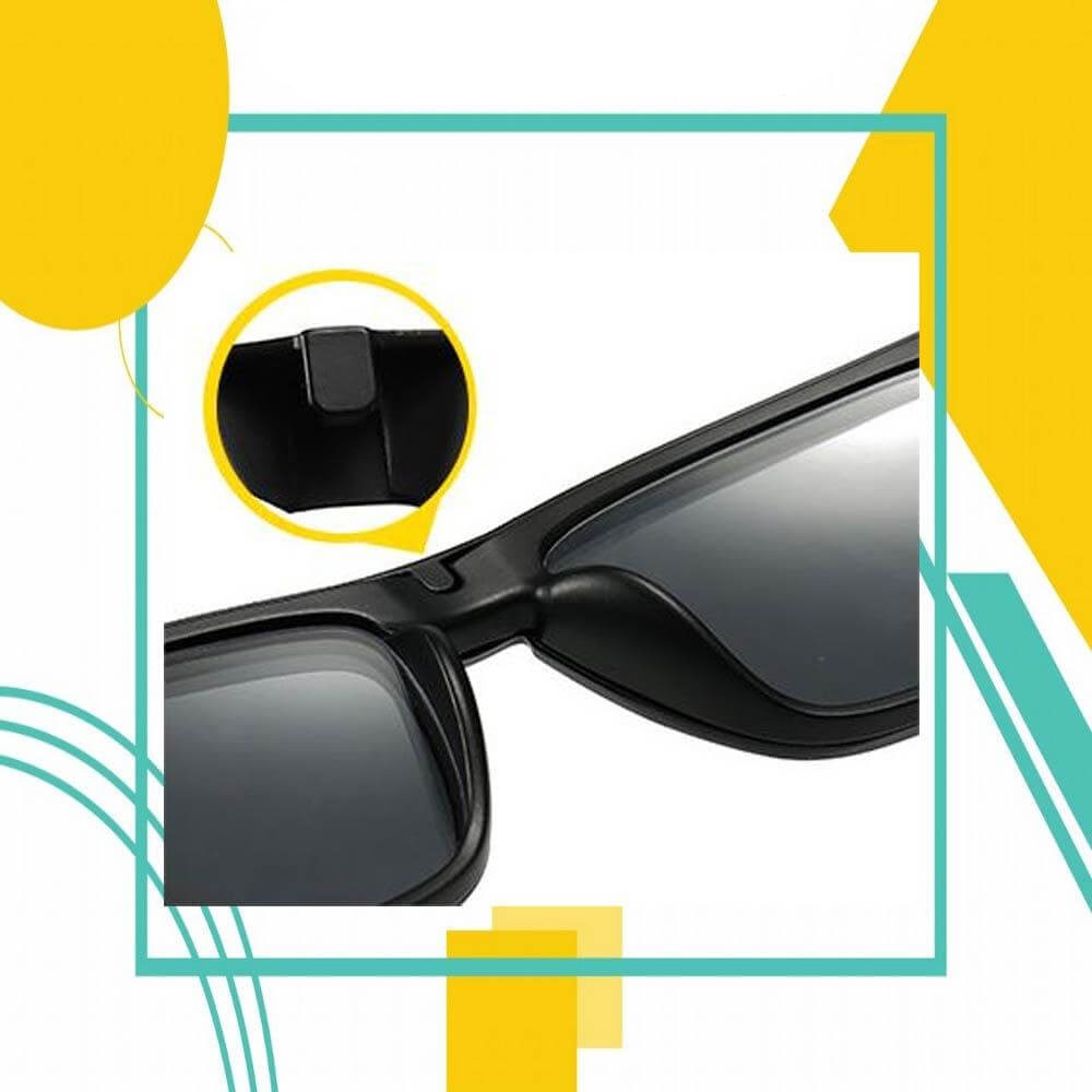 Magnetiske polariserte clip-on briller