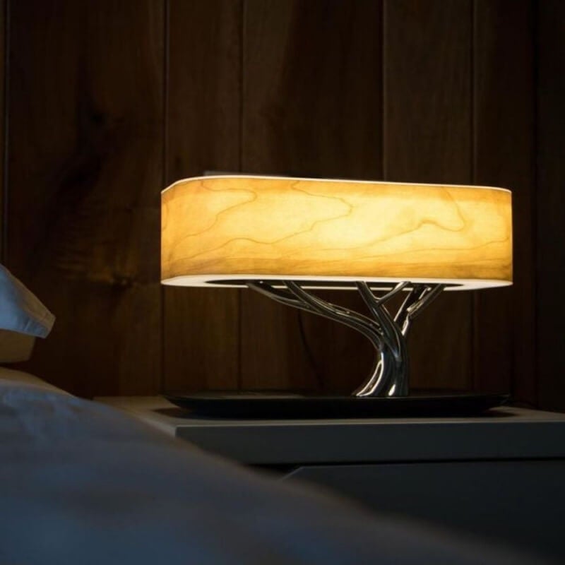 Moderne Tre Skrivebordslampe