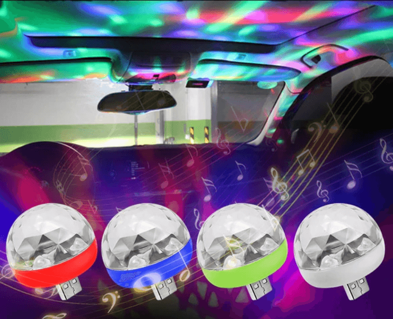 Mushroom Disco lys (USB)