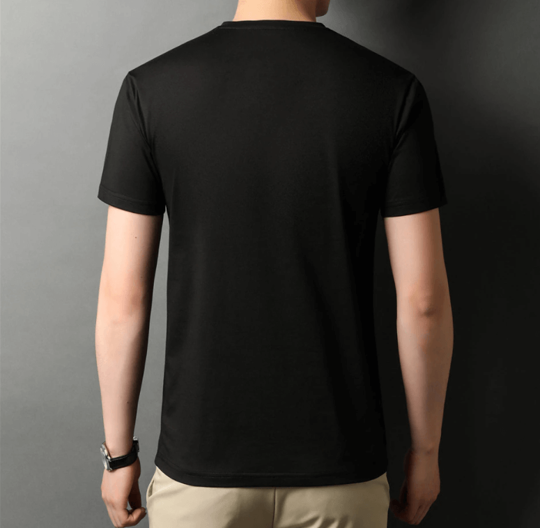 Slim Fit V-hals T-skjorte for menn