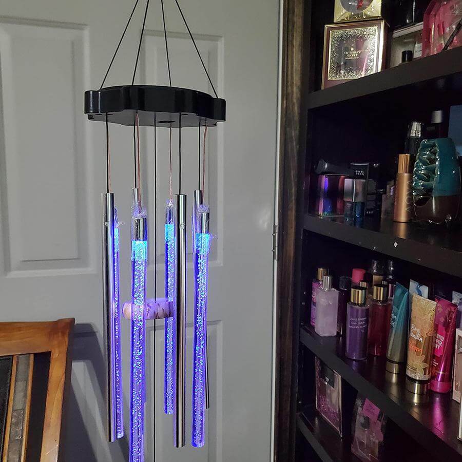 Solcelledrevne Musikalske Vindklokker