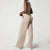 Dame Jumpsuit Lett Polyester med Belte Komfortabel Silhuett-3