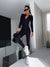 Dame Jumpsuit Sporty Design med Glidelås 100% Polyester-1