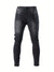 Herre Bikerjeans Casual med Vatterte Detaljer Denim-2