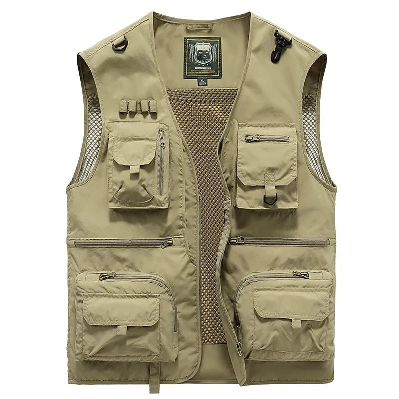 Variant image for Herre Vest Ermeløs Moderne Polyester Utendørs-1