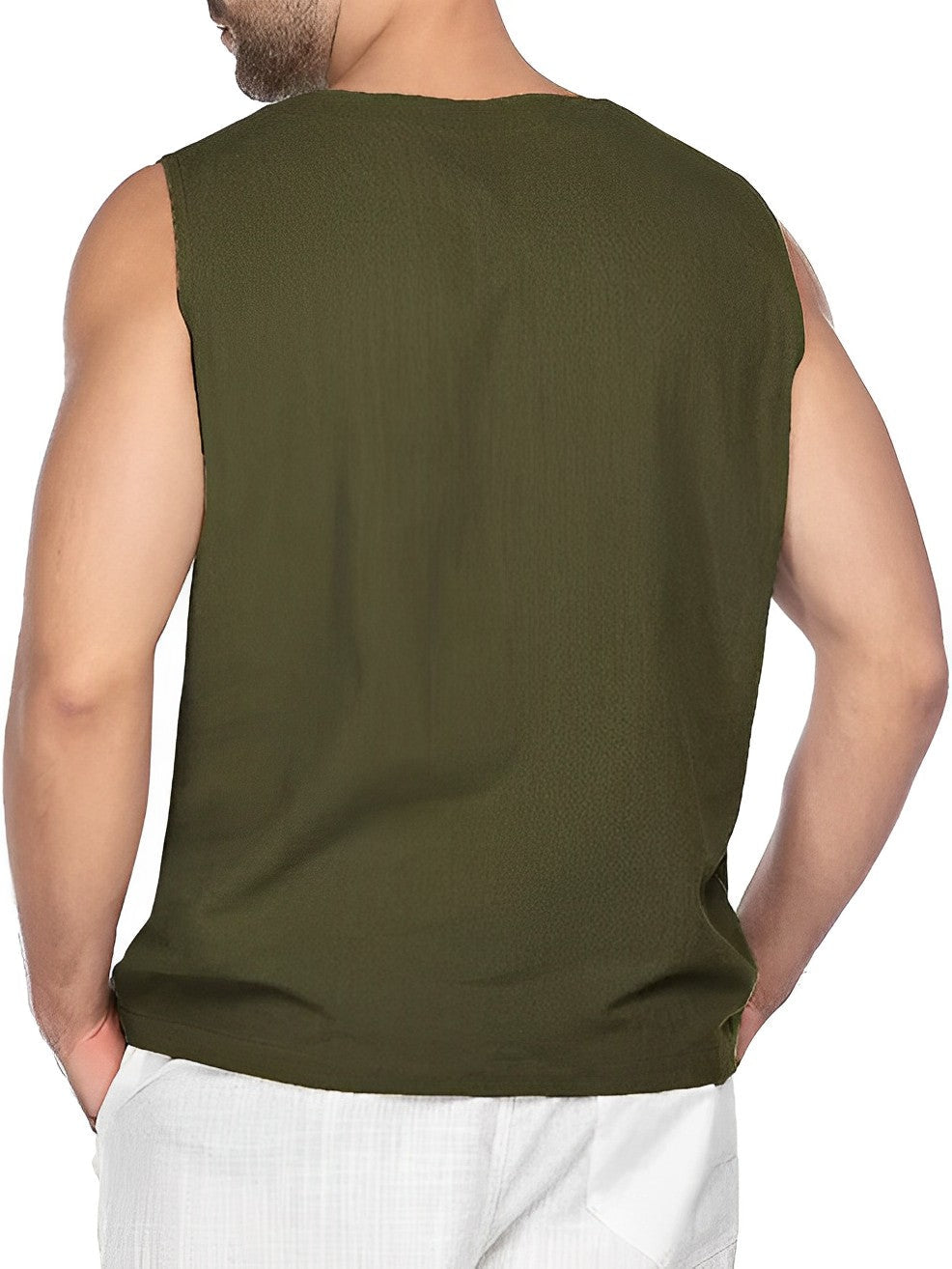 Menns Tanktop Komfortabel Pustende Stoff-2