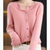 Variant image for Dame Cardigan O-hals Strikket Ull-7