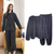 Varmt pyjamassett i fleece for kvinner