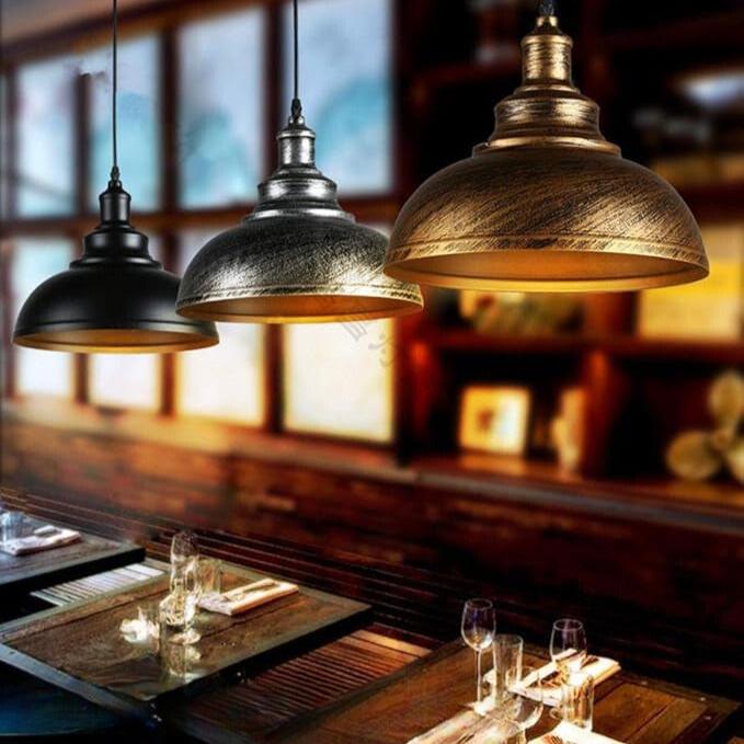 Retro industriell loft-pendellampe