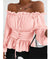 Kvinne Bluse Rüsch Detaljer 100% Polyester Elegant Design