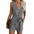 Kvinne Jumpsuit Luftig Bomullsblanding Sommerstil