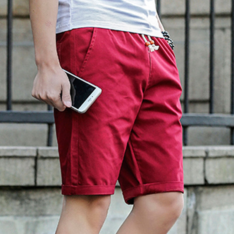 Variant image for Herre Shorts Avslappet Snitt Pustende Materiale-21