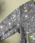 Kvinne V-hals Topp Metallisk Design Glitterprint Polyester Spandex 4