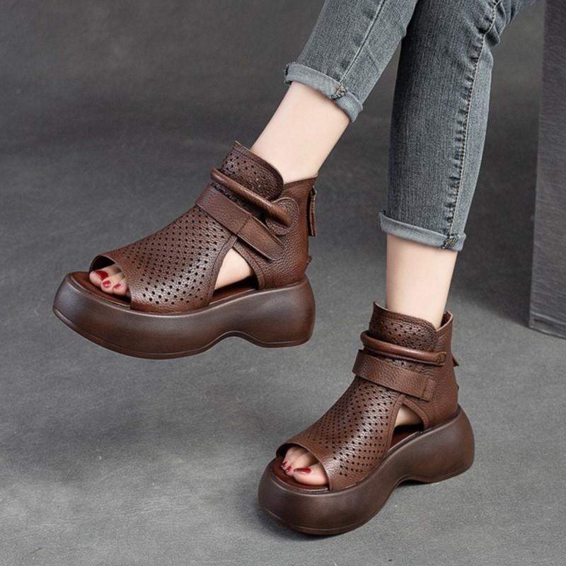 Elegante fritidssandaler for kvinner