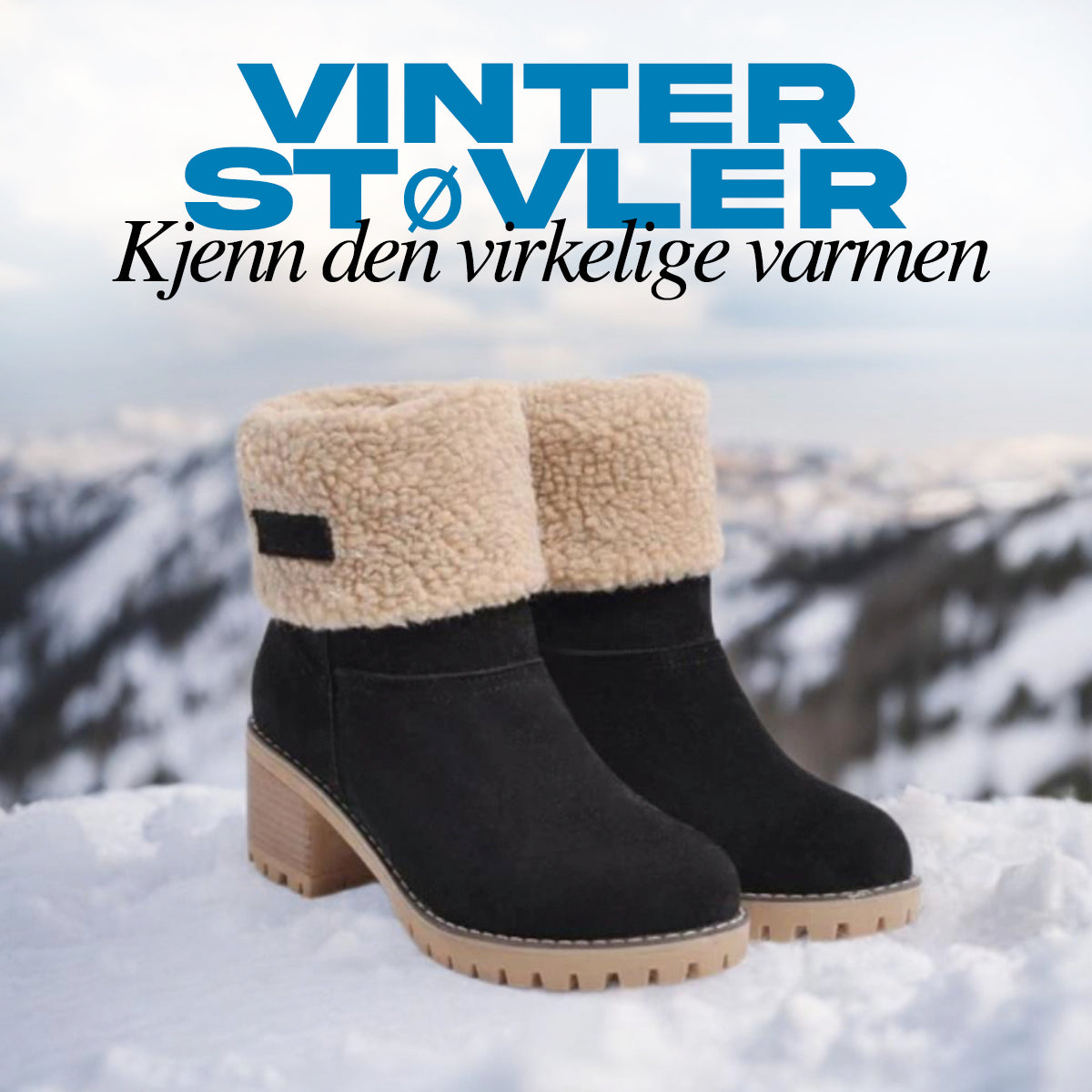 Vinterpels Varme Snøstøvler