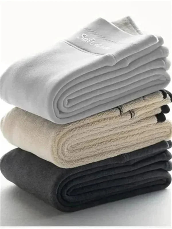 Dame Leggings Fleece Fôr Komfortabel Slankende Design-3