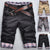 Herre Cargo Shorts Praktisk Design Bomullsblanding