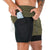 Herre Sportshorts 2-i-1 Fuktighetsdrenerende Polyester 3