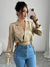 Variant image for Kvinne Bluse Elegant Glitrende Polyester-1