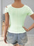 Dame Asymmetrisk Skulderbluse Mykt Stoff
