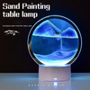 Sandlampe 3D Sylinder Design Glass Myk Belysning-2
