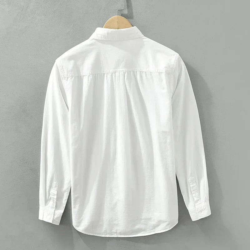 Herre Lappeteppe Skjorte Uformell Bomull 3