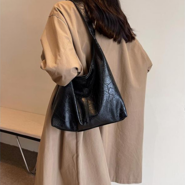 Dame Håndveske Romslig Imitasjonsskinn Elegant 4