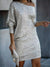 Dame Festkjole med Paljetter Elegant Design Polyester-1
