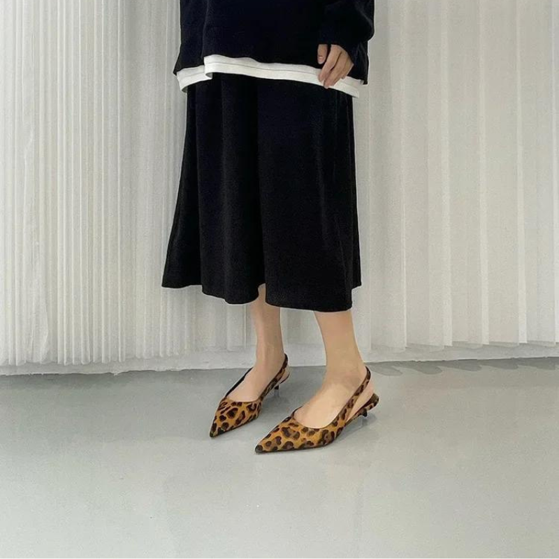 Leopard Spisse Hæler