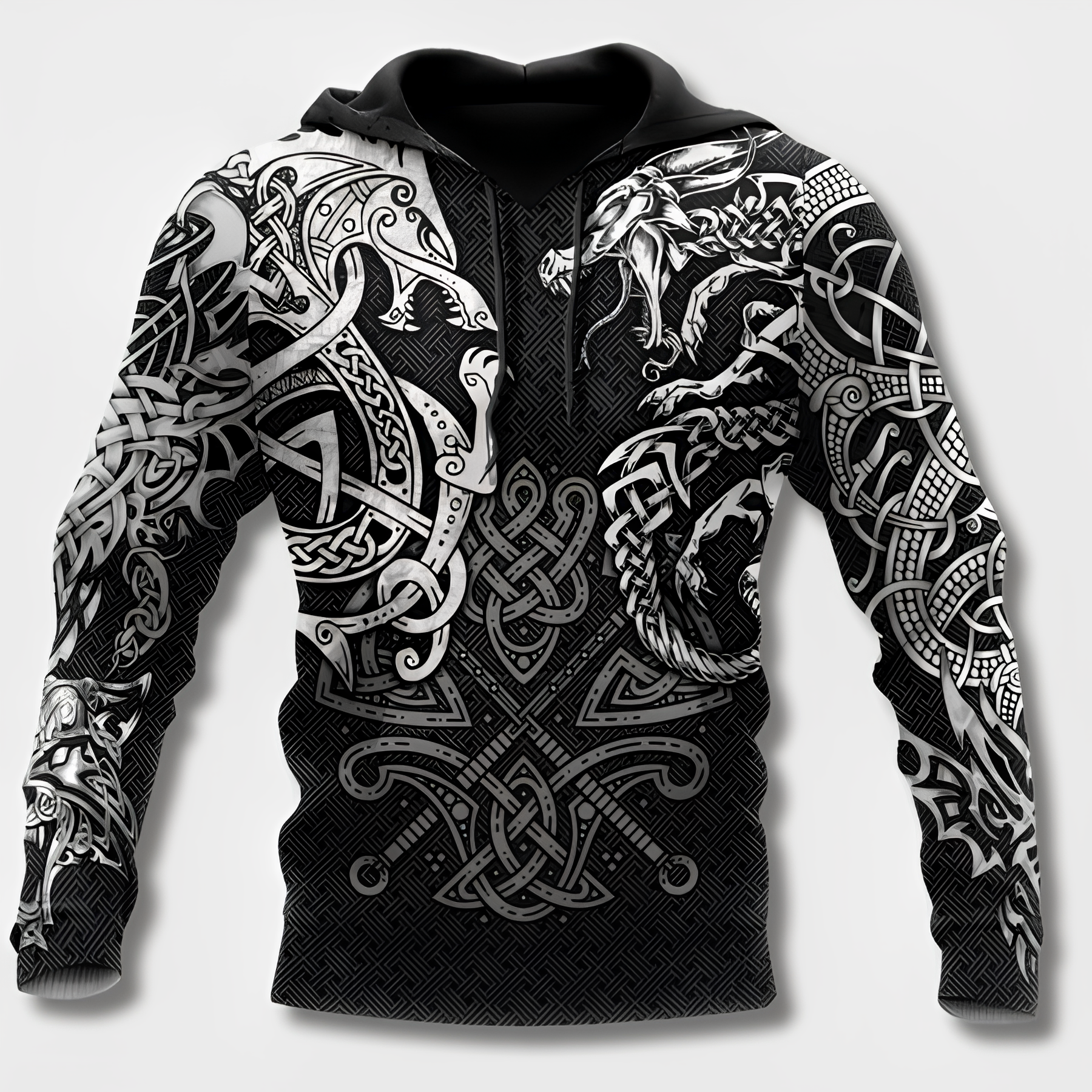 Variant image for Hettegenser Herre Viking Stil Komfortabel Bomull-9