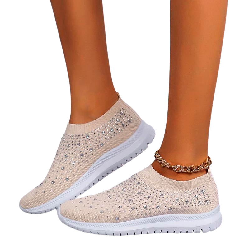 Pustende joggesko i mesh for kvinner