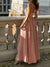 Dame Kjole En-Skulder Chiffon Elegant Bryllup Sommerkjole