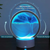 Sandlampe 3D Sylinder Design Glass Myk Belysning-3