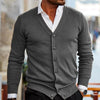 Cardigan Jakke Herre Casual Myk Materiale-5