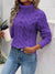 Variant image for Kvinne Turtleneck Genser Kabelmønster 100% Akryl-1