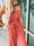 Dame Jumpsuit Off-Shoulder Elegant Polyester-2