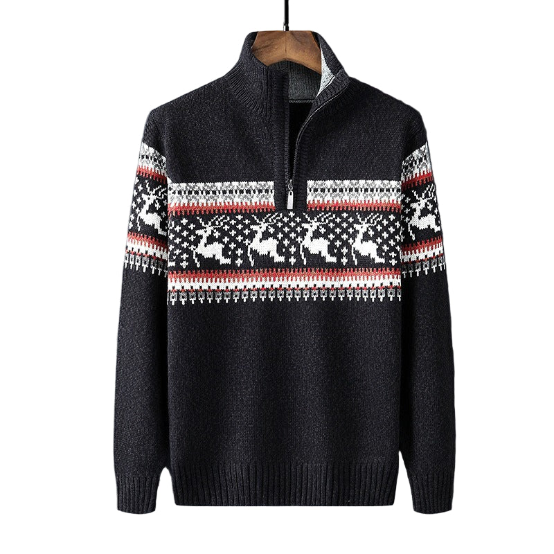 Herre Skjorte Zip-up Minimalistisk Skandinavisk Design